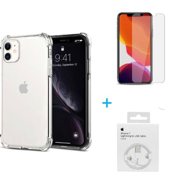 Kit ÍPhone 11 + Cabo de dados + Capa + Pelicula De Vidro - Apple