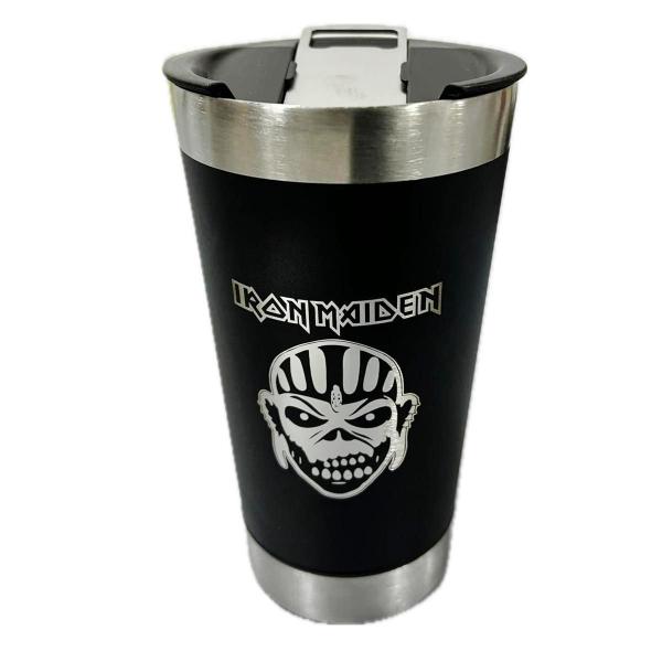 Imagem de Kit Iron Maiden 3 Cervejas Trooper + Toalha + Copo 500Ml