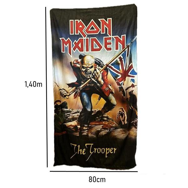 Kit Iron Maiden 3 Cervejas Trooper + Toalha + Copo 500Ml Imagem de Kit Iron Maiden 3 Cervejas Trooper + Toalha + Copo 500Ml