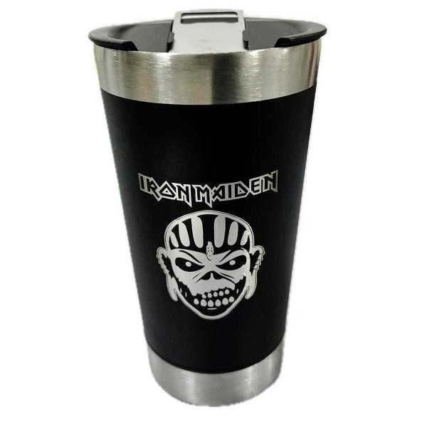 Imagem de Kit Iron Maiden Presente 4 Cervejas + Copo Térmico 500Ml