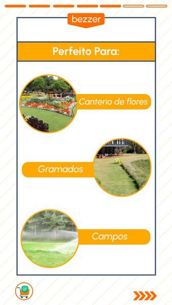 Kit Irrigador 8 Jatos Aspersor 360 Graus + Engate Rápido e Conexões Portátil Horta Jardim Gramado Canteiro Campo Quintal - PALLISAD MTX Imagem de Kit Irrigador 8 Jatos Aspersor 360 Graus + Engate Rápido e Conexões Portátil Horta Jardim Gramado Canteiro Campo Quintal