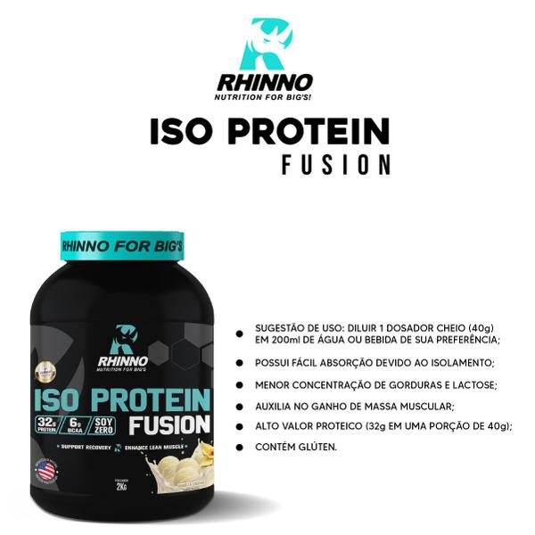 Imagem de Kit Iso Protein Fusion Baunilha + Pré Treino Posseidon Nutrition For Bigs