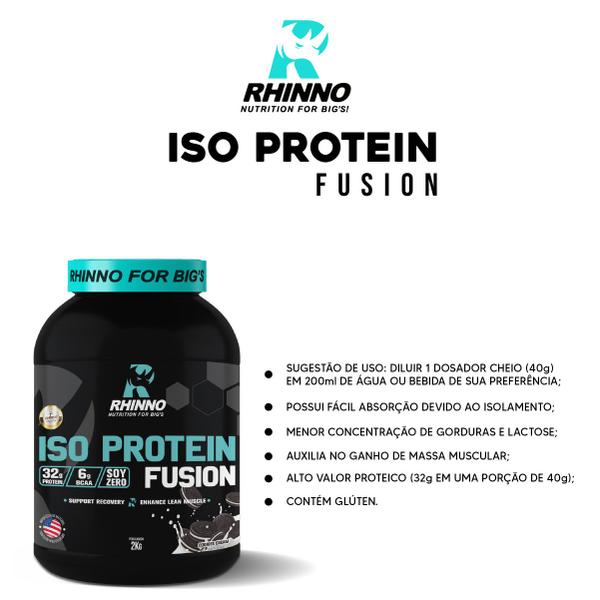 Imagem de Kit Iso Protein Fusion Cookies + Pré Treino Posseidon Nutrition For Bigs