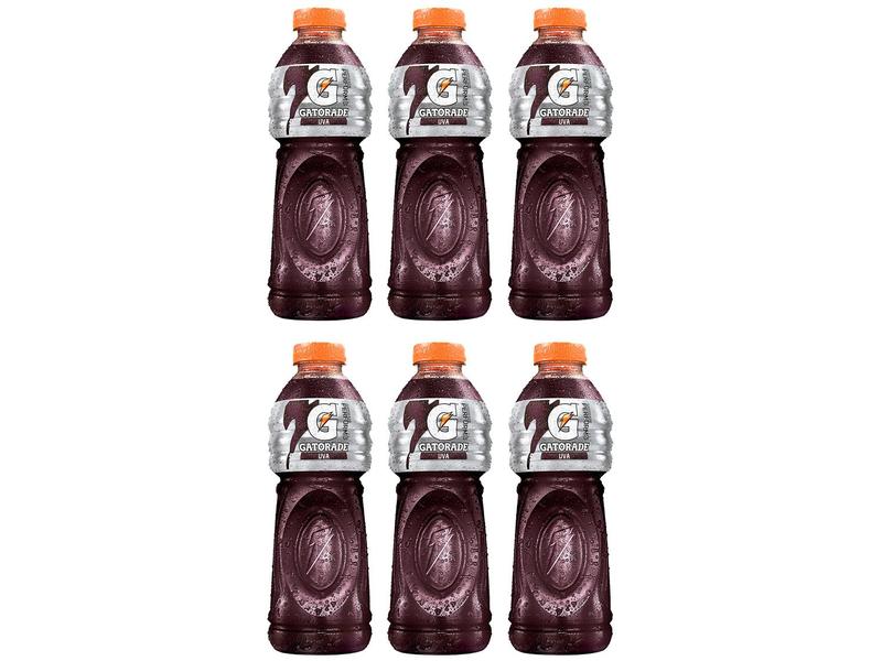 Kit Isotônico Gatorade Uva 500ml 6 Unidades Kit Isotônico Gatorade Uva 500ml 6 Unidades