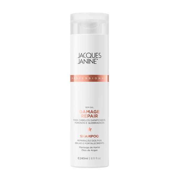 Imagem de Kit Jacques Janine Damage Repair Shampoo Condicionador Leave-In 240ml