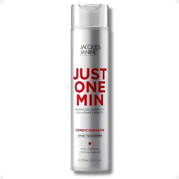 Imagem de Kit Jacques Janine Just One Min: Shampoo, Condicionador, Blindagem 200ml