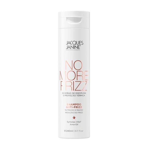 Imagem de Kit Jacques Janine No More Frizz Shampoo Condicionador 240ml Máscara 80g Leave-In 200ml Spray 120ml