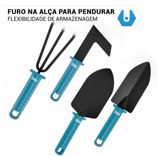 Imagem de Kit Jardinagem Profissional  Philco PKJ10 Matela  Premium 10 Peças