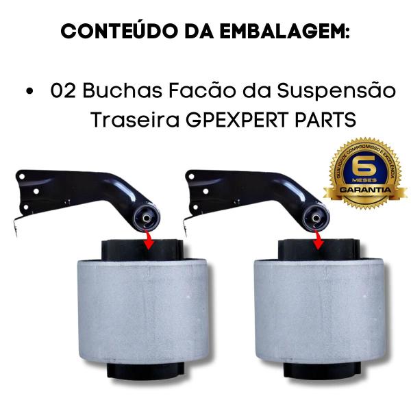 Imagem de Kit jogo 14 buchas suspensão traseira tiguan audi q3 2009 2010 2011 2012 2013 2014 2015 2016 2017 2018