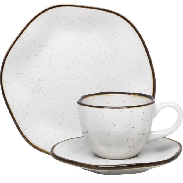 Kit Jogo Café Da Manhã Lanche Para 8 Pessoas Porcelana 220ml - Gici Casa Imagem de Kit Jogo Café Da Manhã Lanche Para 8 Pessoas Porcelana 220ml