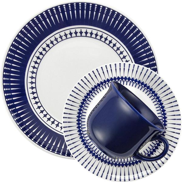 Kit Jogo Café Lanche Oxford Biona Colb 12 Peças Cerâmica - Gici Home Imagem de Kit Jogo Café Lanche Oxford Biona Colb 12 Peças Cerâmica