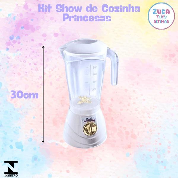 Imagem de Kit Jogo Completo Cozinha Brinquedo Infantil Show de Cozinha Princesa Collection 14 Pecas