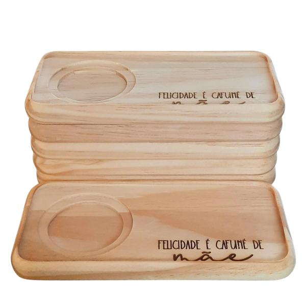 Kit Jogo conjunto 6 Pires Ret. p/ xícaras café chá - Pinus-6 - Antilope Decor Porcelanas Imagem de Kit Jogo conjunto 6 Pires Ret. p/ xícaras café chá - Pinus-6