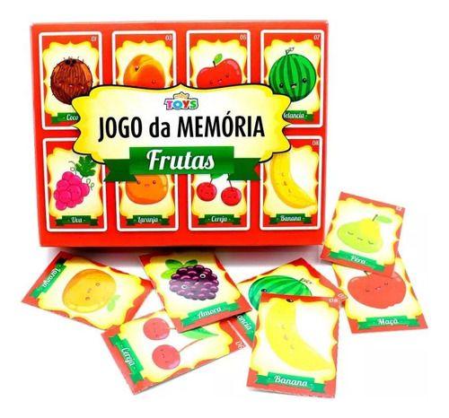 Imagem de Kit Jogo Da Memoria Animais E Jogo Da Memoria Frutas