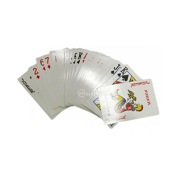 Imagem de Kit Jogo De Baralho 54 Cartas 3 Dados Divertido Brinque Jogue Ria CB1575