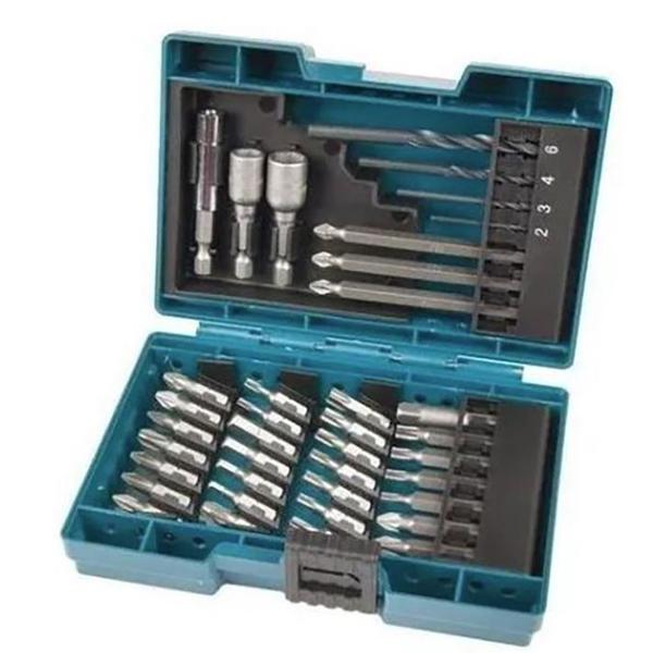 Imagem de Kit jogo de bits e brocas 38 peças B-54106 MAKITA 