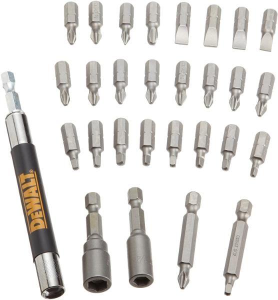 Imagem de Kit Jogo De Bits E Pontas P/ Parafusar 29 Pcs Dewalt Dw2162