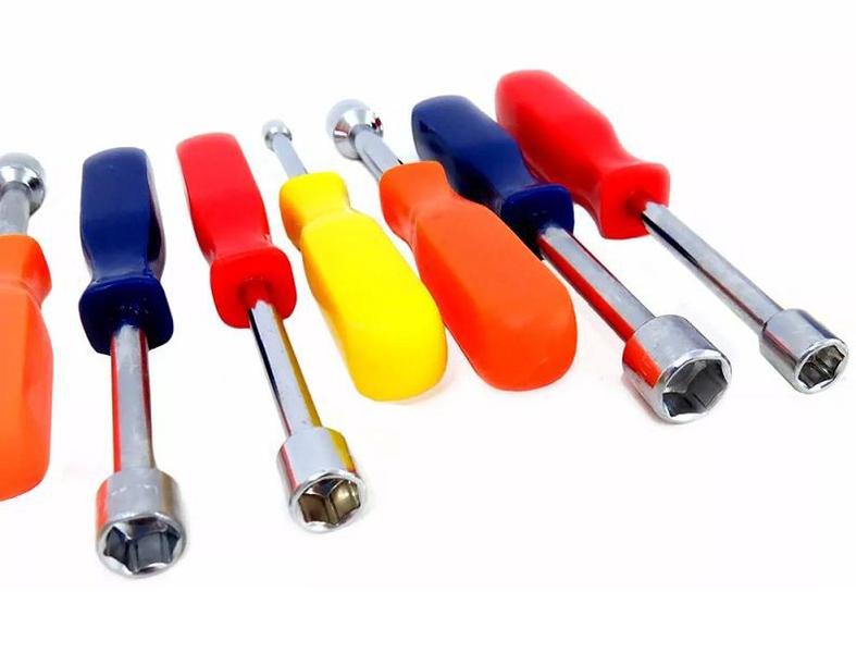 Kit Jogo De Chave Canhão Com 9 Peças Em Aço Carbono Lugatools Imagem de Kit Jogo De Chave Canhão Com 9 Peças Em Aço Carbono Lugatools