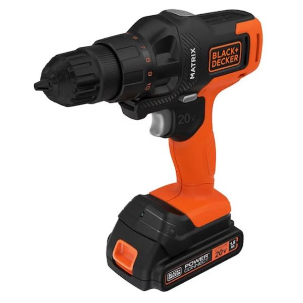 Imagem de Kit Jogo de Ferramentas Matrix 20V 6 Cabeçotes Maleta Black & Decker - MTX20K6A-BR