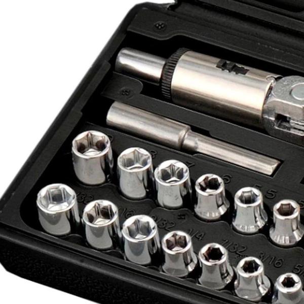 Imagem de Kit Jogo De Soquete 1/4" 41 Peças - Titanium