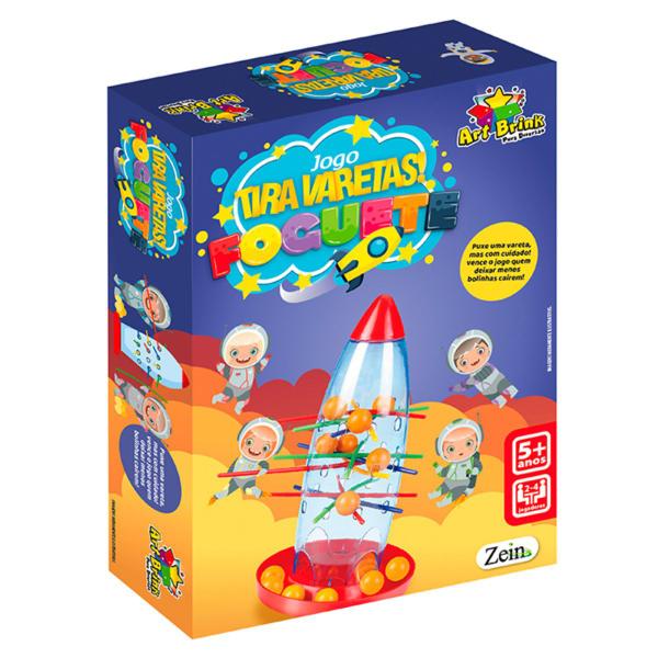 Kit Jogo Educativo Pega Varetas Foguete Com Desenho Mágico - Art Brink Imagem de Kit Jogo Educativo Pega Varetas Foguete Com Desenho Mágico