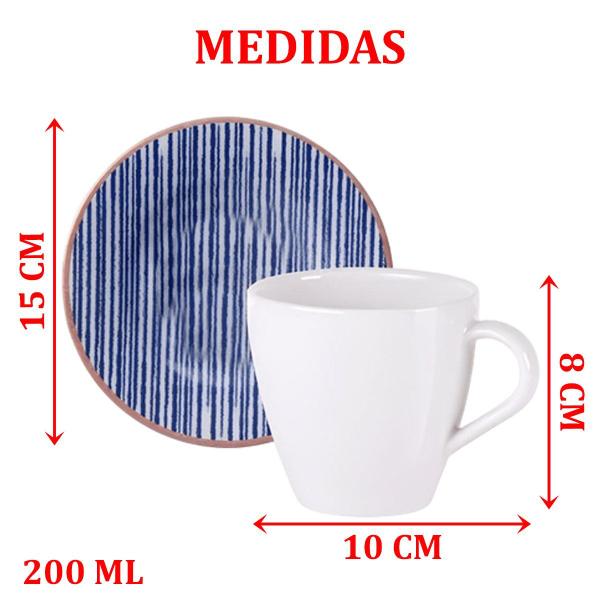 Kit Jogo Xicaras 8Pçs 8 Pessoas Abstratta Tramontina 200ml - Genérico Imagem de Kit Jogo Xicaras 8Pçs 8 Pessoas Abstratta Tramontina 200ml