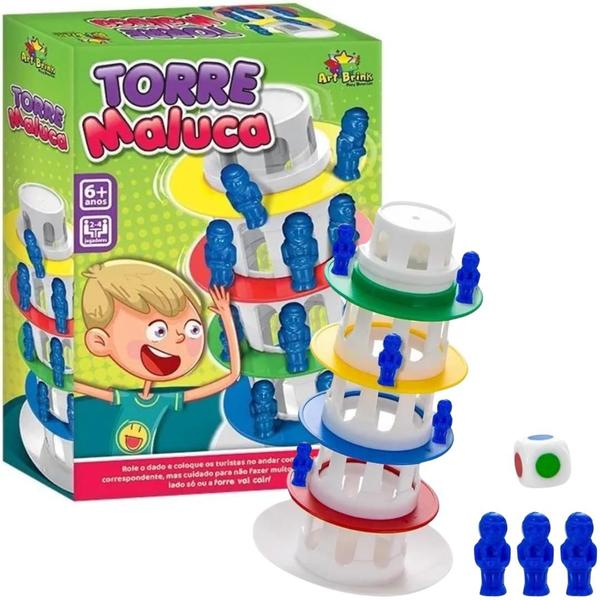 Imagem de Kit Jogos de Mesa Pinguim Numa Fria Pula Batata Torre Maluca