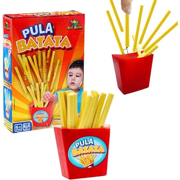 Kit Jogos Pula Batata + Pula Pirata Médio + Tira Varetas - Art Brink Imagem de Kit Jogos Pula Batata + Pula Pirata Médio + Tira Varetas