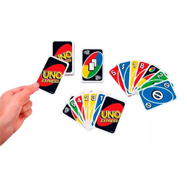 Imagem de Kit Jogos Uno Flip + Uno Express Jogo de Cartas - Mattel