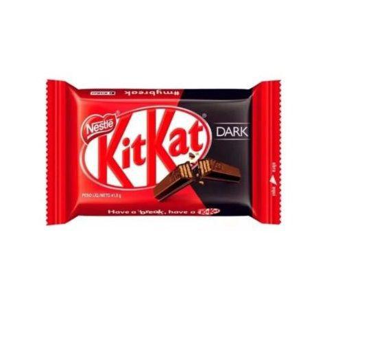 Imagem de Kit Kat Dark Nestlé Chocolate 41g Ao Leite 24 Unidades