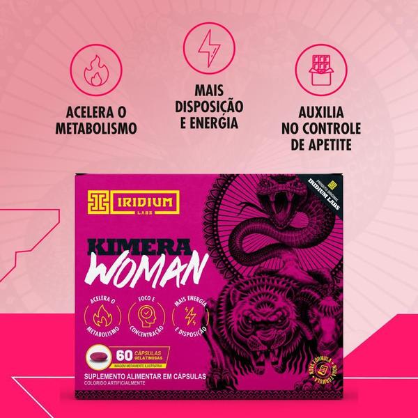 Imagem de Kit Kimera Thermo + Kimera Woman + Creatina Atlas 90G