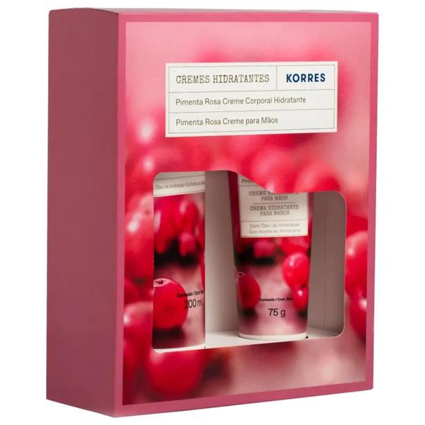 Imagem de Kit Korres Pimenta Rosa Hidratantes (2 produtos)