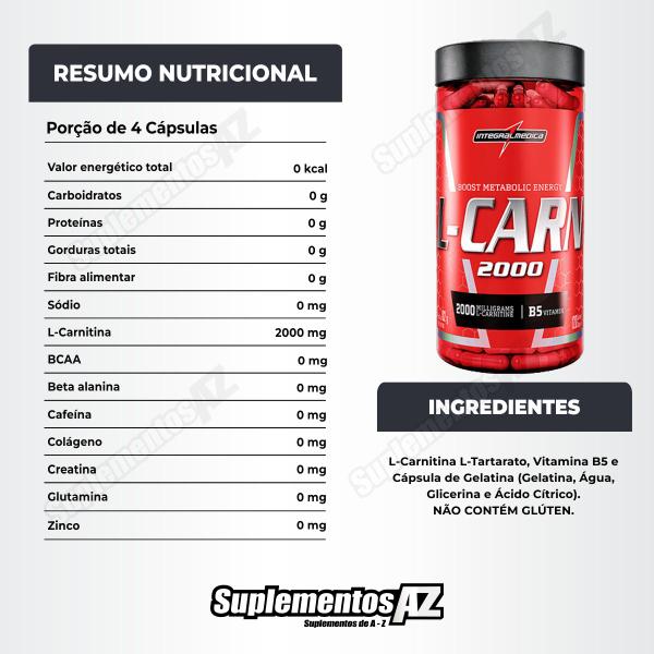 Kit L-Carnitina 120 Caps Integral + Bcaa 30 Caps Black Skull - IntegralMedica Imagem de Kit L-Carnitina 120 Caps Integral + Bcaa 30 Caps Black Skull