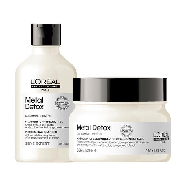 Kit L'Oréal Professionnel Metal Detox - Sh 300ml + Másc 250g - Loréal Professionnel Kit L'Oréal Professionnel Metal Detox - Sh 300ml + Másc 250g - Loréal Professionnel