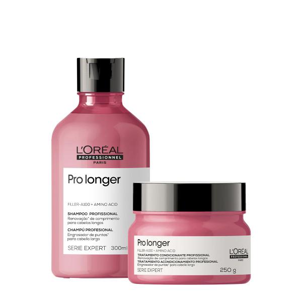 Imagem de Kit L'Oréal Professionnel Serie Expert Pro Longer Shampoo e Máscara P (2 produtos)