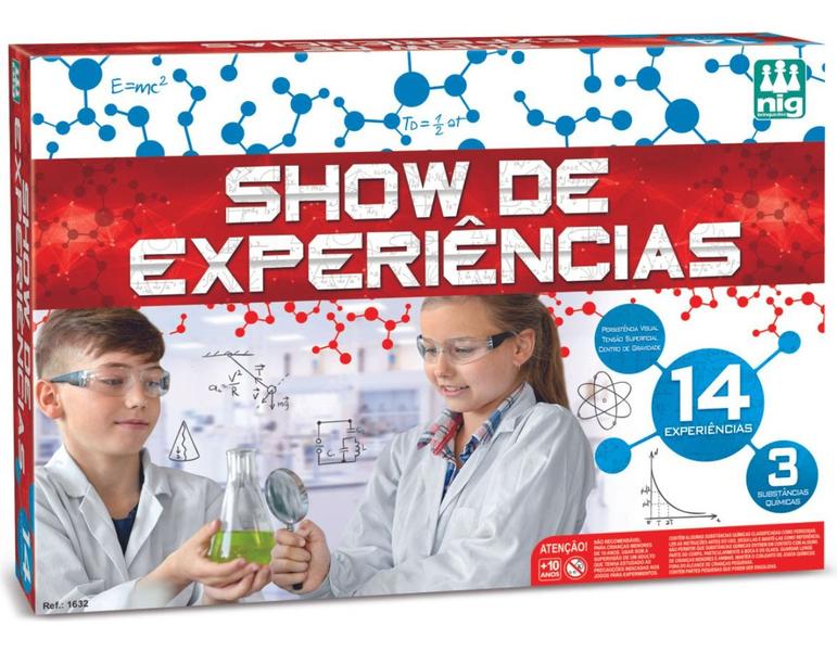 Imagem de Kit Laboratório Show De Experiências Com 14 Experiências Educativas Para Fazer Em Casa