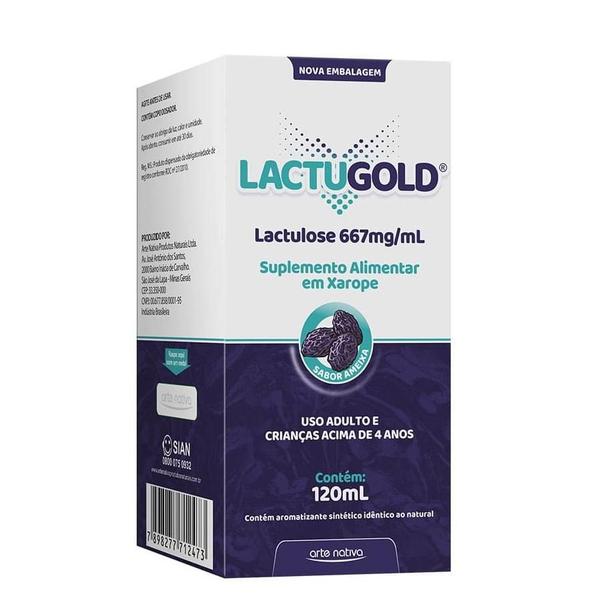 Imagem de Kit Lactugold Sabor Ameixa Com 50 Caixas De 120ml Cada