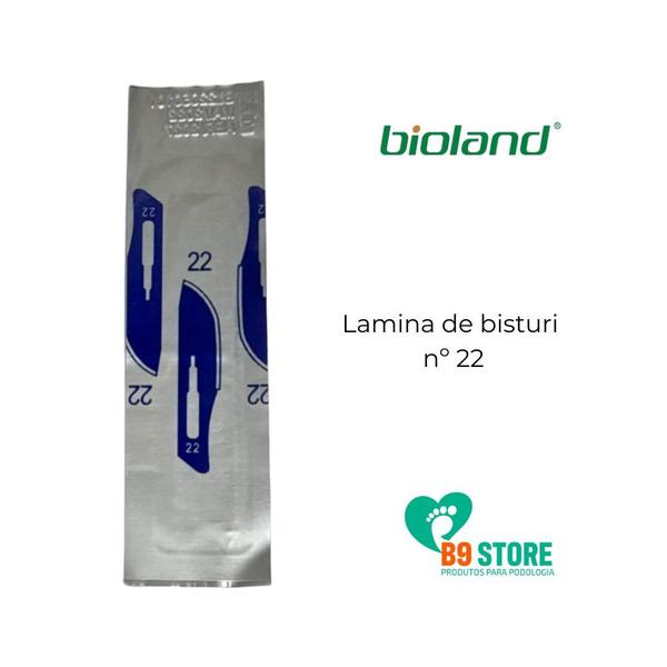 Imagem de Kit Lamina Bisturi Bioland 10 unid  e cabo 4 Thimon 1 unid