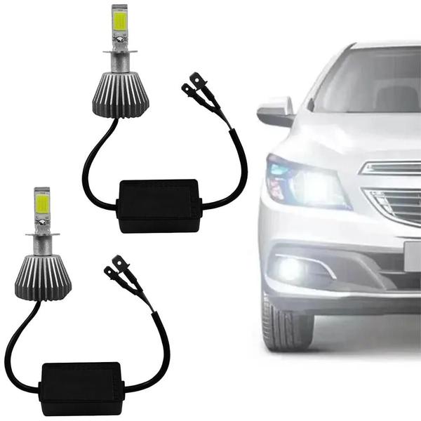 Imagem de Kit Lâmpada Super Led 2D Reator H3 12/24V 6000K Tiger Auto