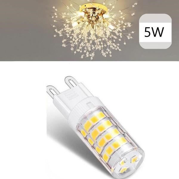 Imagem de Kit Lâmpadas Led G9 5w Lustres Luminárias Arandelas Spots Plafons