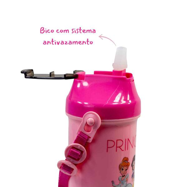 Imagem de Kit Lanche Box Princesas Disney  Lancheira 620mL + Garrafinha 500mL  Zona Criativa  Marmita Infantil Original