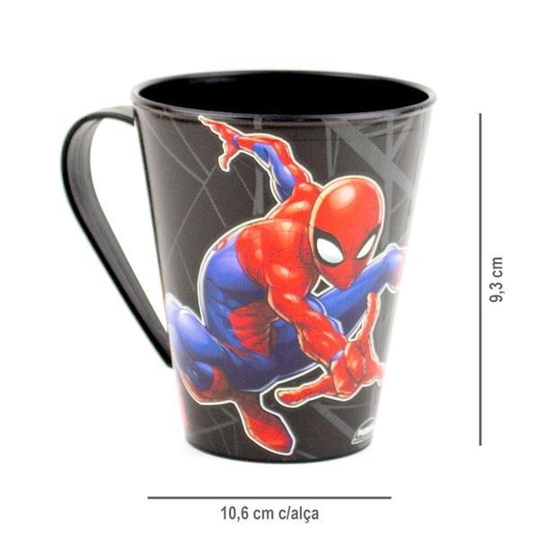 Imagem de Kit Lanche Escolar Garrafa Infantil Abre Facil Caneca 360ml e Sanduicheira