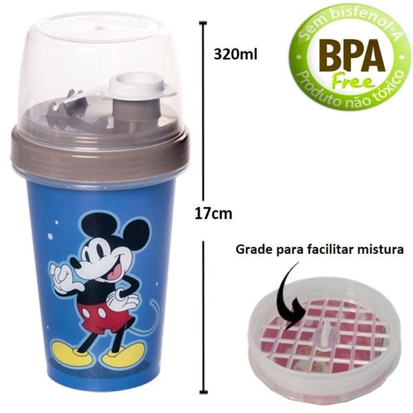 Imagem de Kit Lanche Escolar Infantil Mickey C/ Garrafinha 500ml