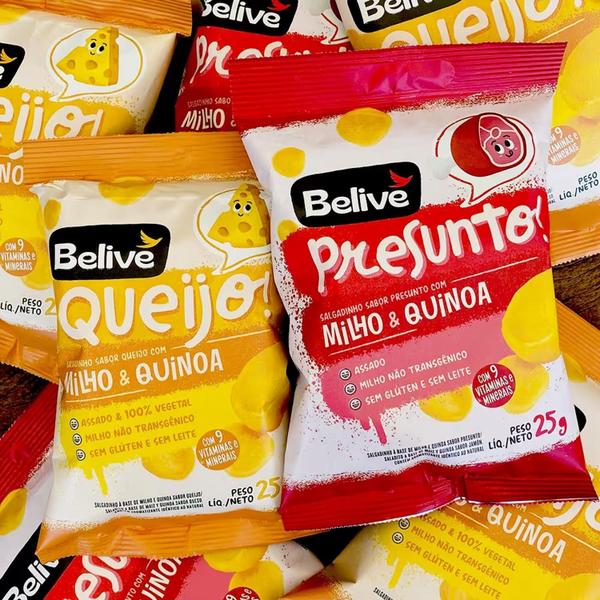 Kit Lanche Escolar Salgadinho Saudável Belive (30 Pacotes) Imagem de Kit Lanche Escolar Salgadinho Saudável Belive (30 Pacotes)