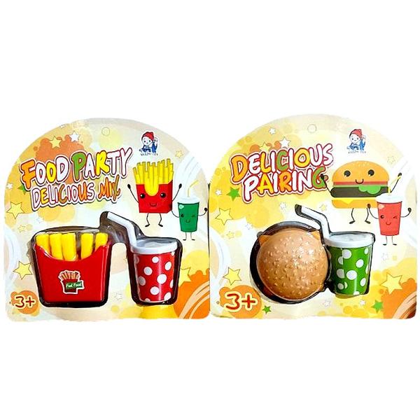 Imagem de Kit Lanche Hambúrguer Batatinhas 2 Refrigerantes Brinquedo