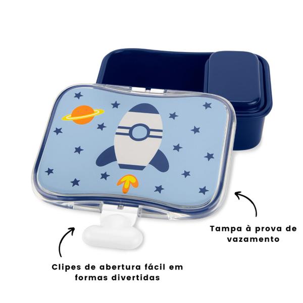 Imagem de Kit Lanche Infantil Alimentação Escola Skip Hop Coleção Spark Style