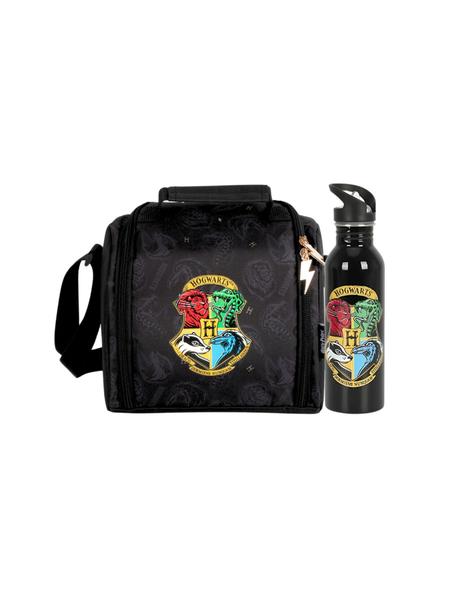 Kit Lancheira Térmica+Garrafa Harry Potter Premium Oficial - Maxlog Imagem de Kit Lancheira Térmica+Garrafa Harry Potter Premium Oficial
