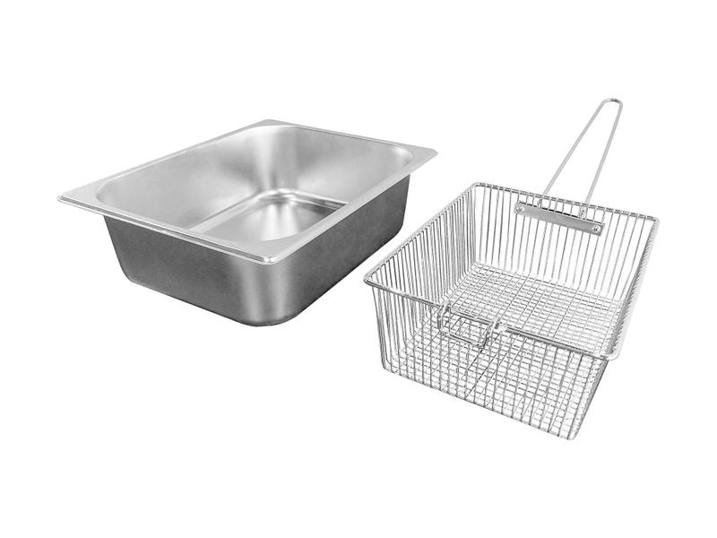 Imagem de Kit Lanchonete Chapa 70X30cm com Prensa e Fritadeira Semi Profissional 2 Cubas inox 5L  2 Espátulas