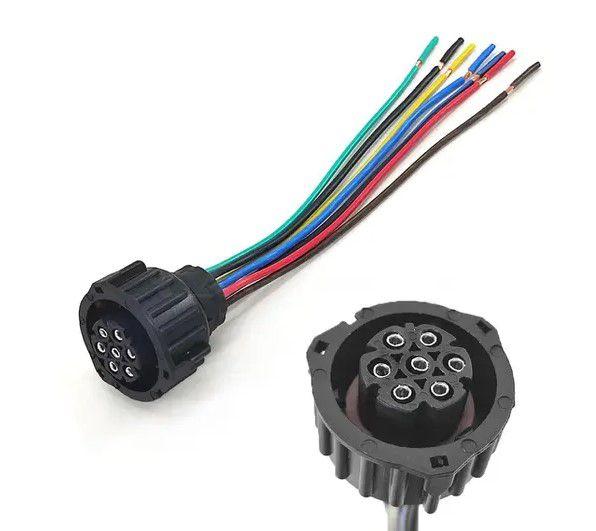 Imagem de Kit Lanterna Traseira LED Marmita VW FORD 12V 24V com Chicotes