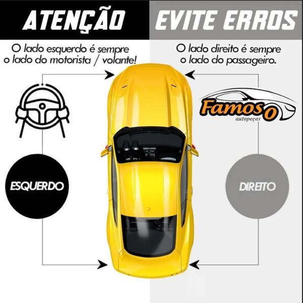 Imagem de Kit Lanterna Traseira Parachoque Neblina Ford Ka 1997 a 2001 3 Peças